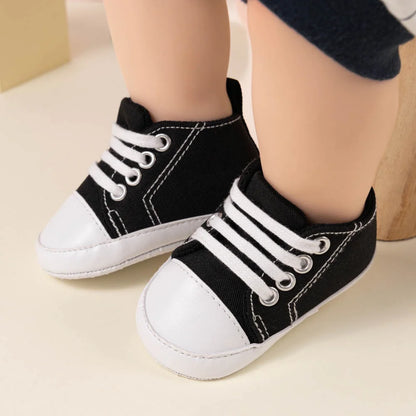 Baby Girls Boys Shoes Infant Canvas Shoes Casual Sneakers for First Walkers 3-18 Months